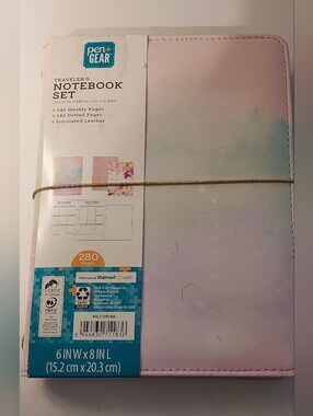 Pen+Gear Travelers Notebook Set Journal Notes Planner Calendar 6x8 New
